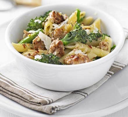 Gratén de pasta con brécol