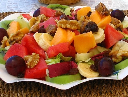 Ensaladas de frutas y verduras