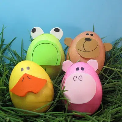 Decoración de huevos de pascua