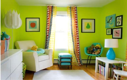 El color verde en la decoración