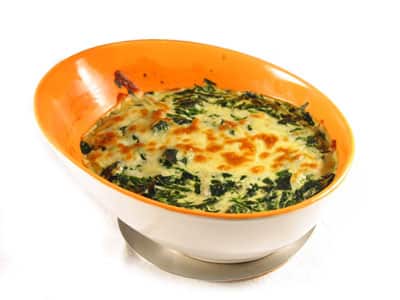 Espinacas gratinadas