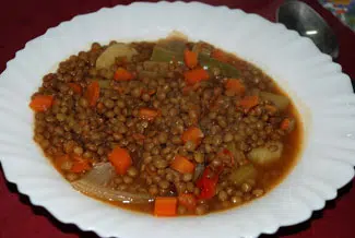 Lentejas con verduras