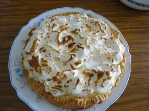 Tarta de Manzana Merengada.